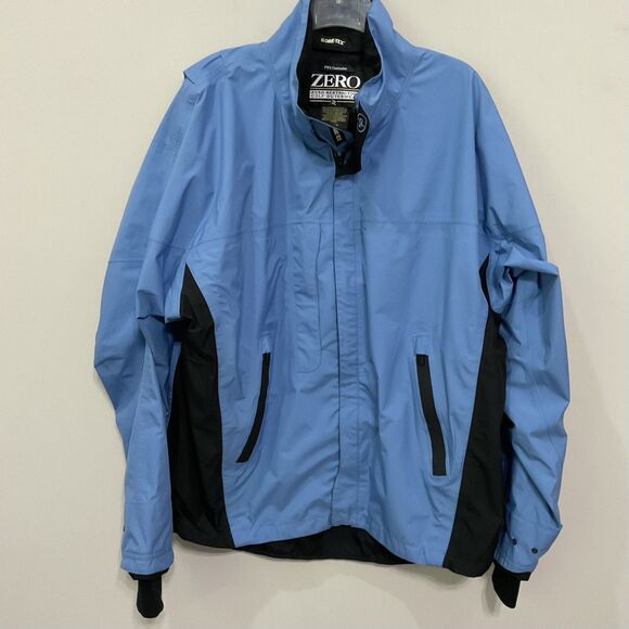 Zero Restriction Jacket Mens Sz XL Blue Full Zip Gore Waterproof Golf Contender - Picture 1 of 8